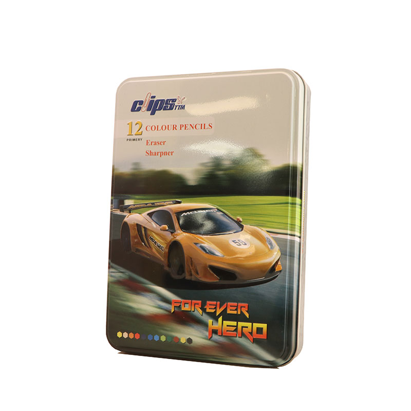 مداد رنگي 12 رنگ فلزي برجسته 1176 مداد رنگي 12 رنگ فلزي برجسته 1176 کليپس